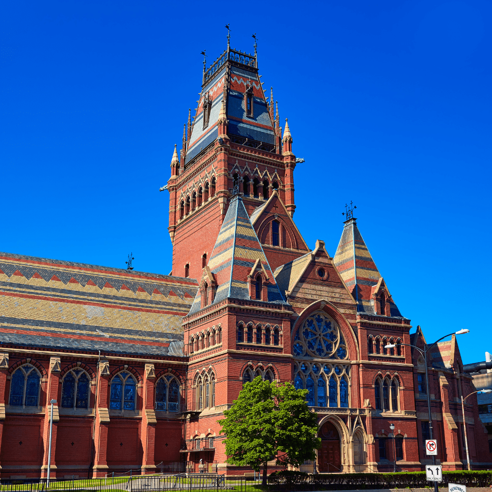 A large building with a clock tower on top of it.